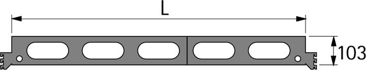 Image du produit Hettich Traverse L680-1060mm