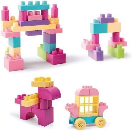 Actual product image Wader Kids Blocks 50 elements pink