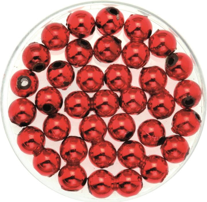 Produktbild Glorex Dekoperlen 75 g 6mm rot