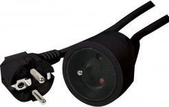 Actual product image Velleman EXTENSION CABLE - 10 m - BLACK - 3G1.5 (10 m, CEE 7/5)