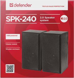 Actual product image Defender SPK-240 Computer Speakers (65224)
