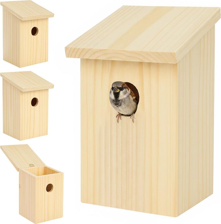 Relaxdays 4x Nistkasten