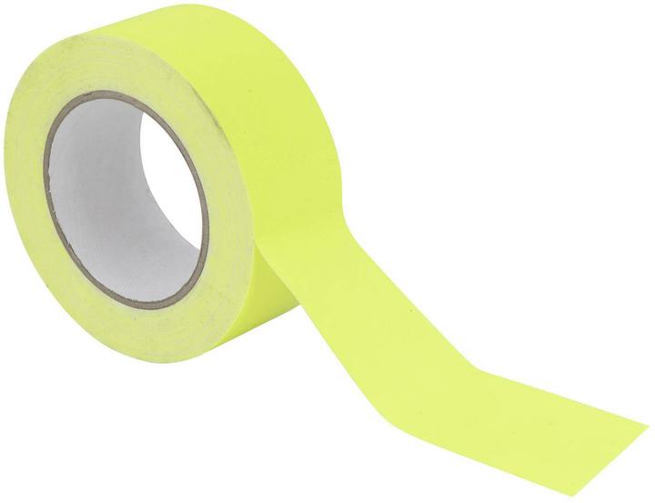 Actual product image Accessory Gaffa Tape 50mm x 25m neon yellow UV active (50 mm)