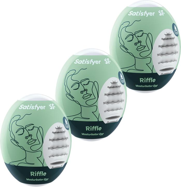Produktbild Satisfyer Masturbator Egg Set - Riffle - 3 pcs