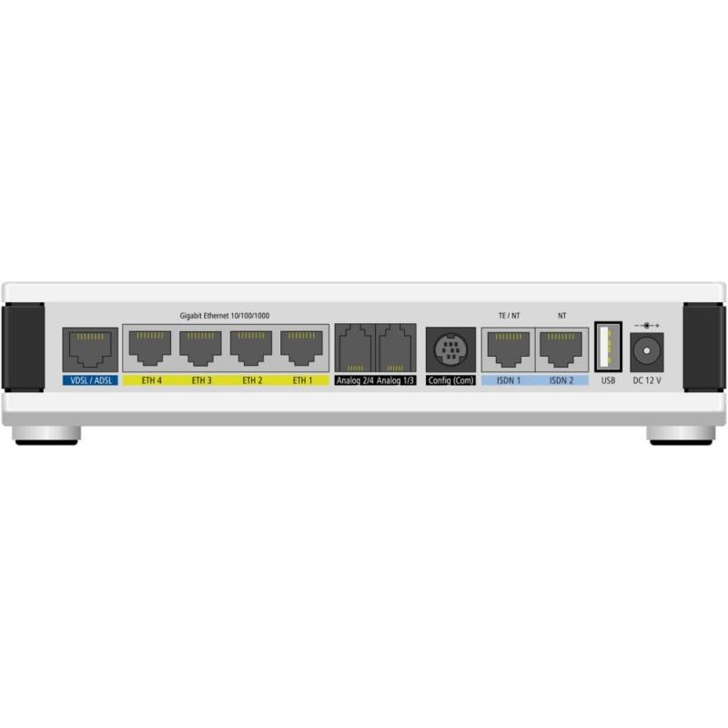 Thumbnail - Lancom Systems 1793VA (EU), Router, Schwarz, Grau