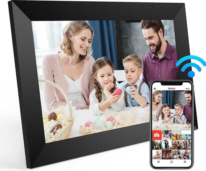 Produktbild Deltalabs Digitaler Bilderrahmen mit Video 10.1 Zoll Touchscreen WiFi (10.10", 1200 x 800 Pixel)