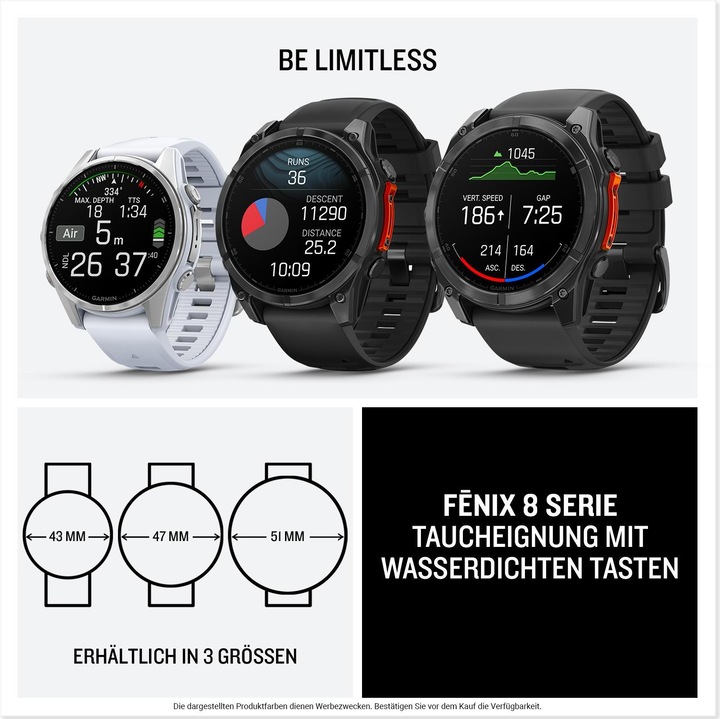 Produktbild Garmin fenix 8 (43 mm)