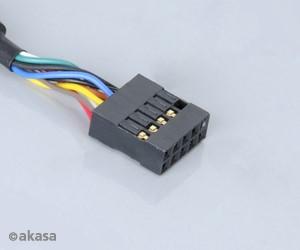 Image du produit Akasa Extension USB interne (0.40 m, USB 2.0)