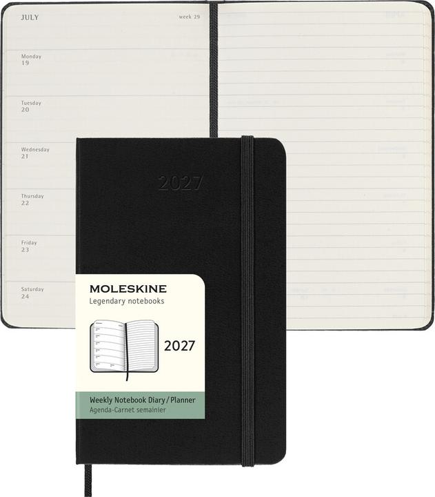 Produktbild Moleskine Taschenagenda Weekly (A6, 1 Woche / 1 Seite)