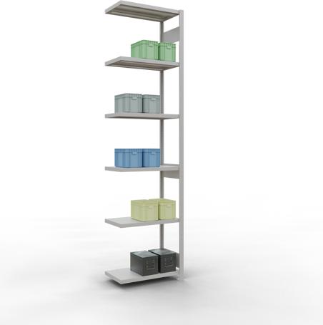 Immagine prodotto Schulte Lagertechnik MULTIplus250 sistema di alloggiamento aggiuntivo senza bulloni con bulloni di lunghezza