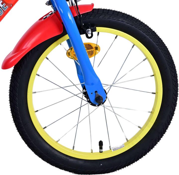 Image du produit Paw Patrol Vélo pour enfants de 16 pouces rouge avec deux freins à main - sécurité et confort en un seul vélo (16")