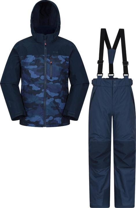 Immagine prodotto Mountain Warehouse Vortex Extreme Giacca e Pantaloni da Sci Impermeabile Bambini (128)