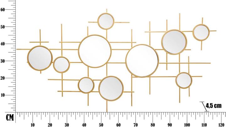 Image du produit Mauro Ferretti Miroir mural Gloxy (117 x 61 cm)