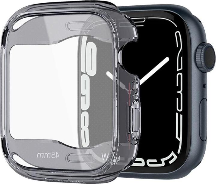 Spigen Ultra Hybrid case for Apple Watch 7 / 8 / 9 (45 mm) - transparent gray