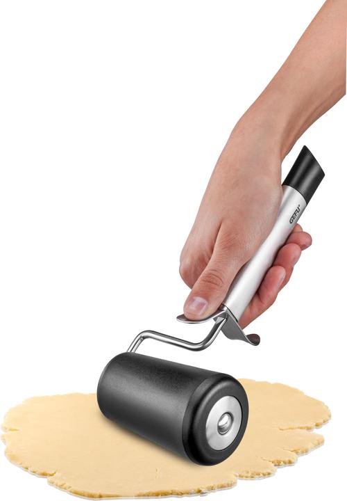 Image du produit GEFU Teigroller Primeline Schwarz/Silber, Produkttyp: Teigrad