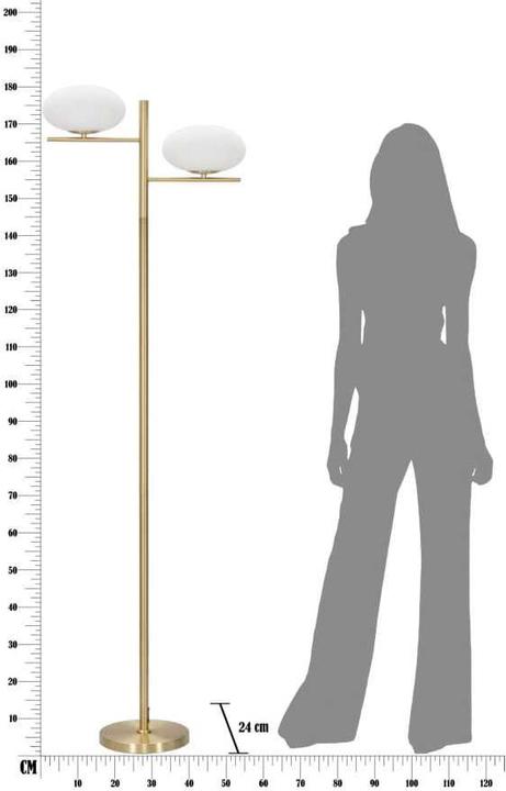 Actual product image Mauro Ferretti Floor lamp Glamy Oval