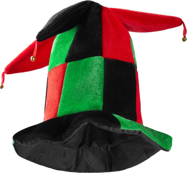 Image du produit tectake Grand chapeau de fou à clochettes