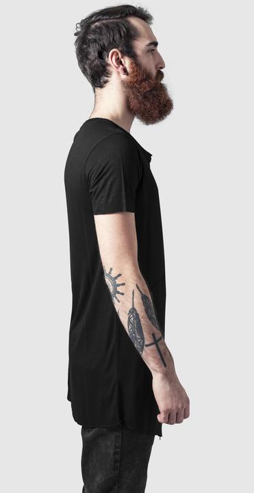 Produktbild Urban Classics Long Open Edge Front Zip Tee (XS)