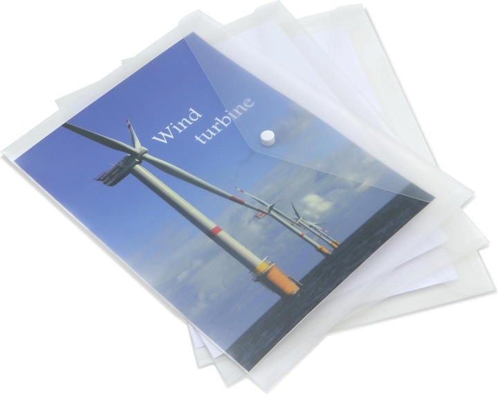 Produktbild Rapesco Eco Dokumentenmappe mit Druckknopf (A4, 5 x)