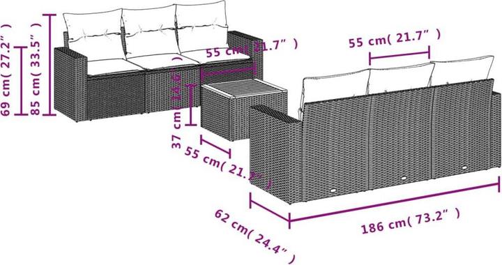 Produktbild vidaXL Serena