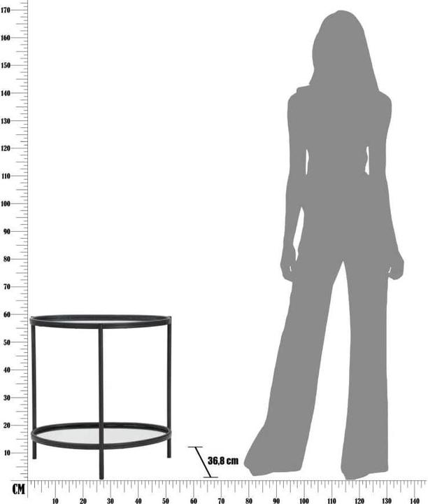 Image du produit Mauro Ferretti Table d'appoint Maycos (53.30 x 36.80 x 58.40 cm)