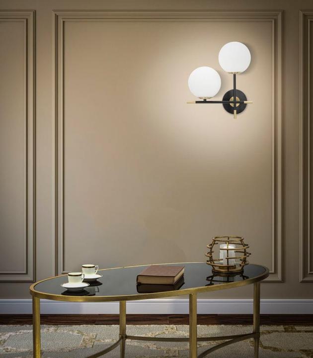 Actual product image Mauro Ferretti Wall lamp Darky Double