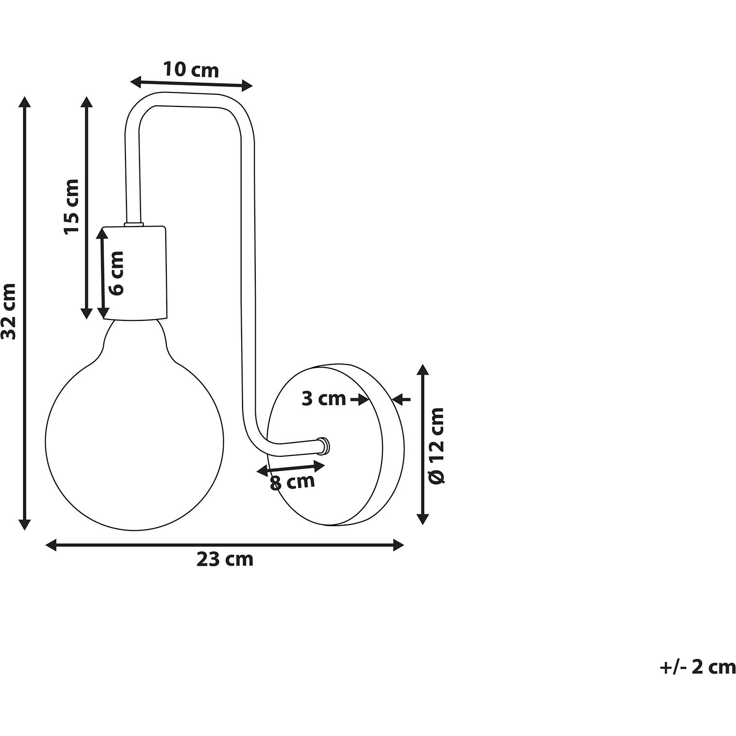 Thumbnail - Beliani, Wandleuchte + Deckenleuchte, Savena (E27)