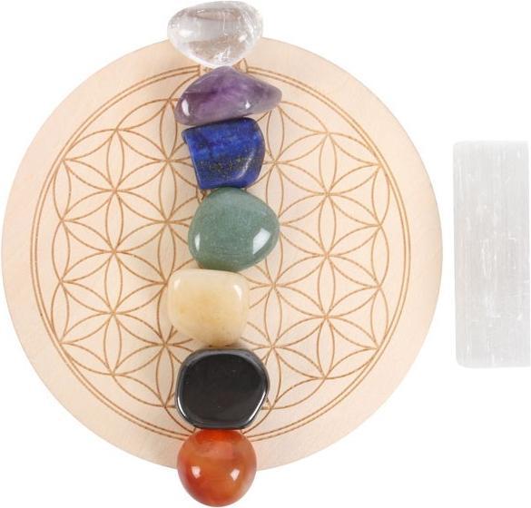 Actual product image Something Different Chakra Decorative Crystal (Pack of 7)