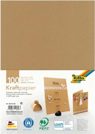 Actual product image Folia Kraft paper (120 g/m², 1 x)