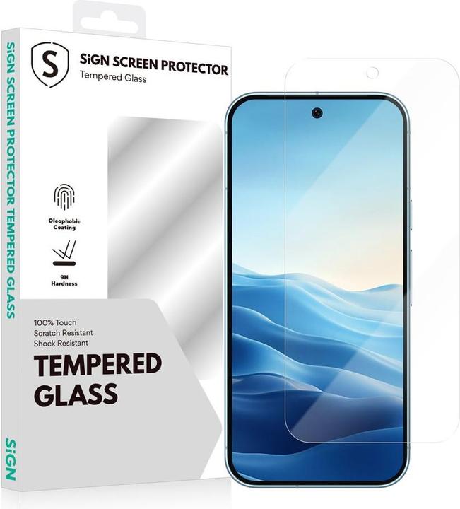 Immagine prodotto SIGN Protezione dello schermo in vetro temperato (1 pz., Google Pixel 9a)