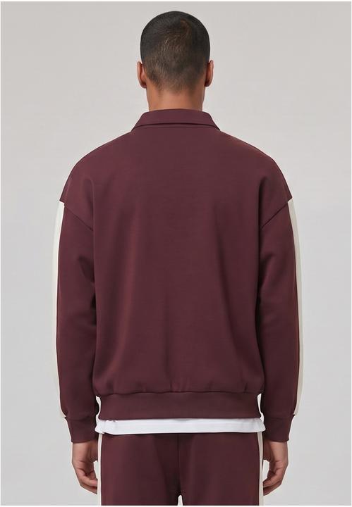 Produktbild Urban Classics Oversized Piqué Longsleeve Polo cherry M (M)