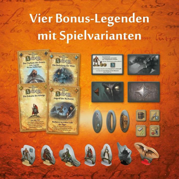 Produktbild Kosmos Die Legenden von Andor - Die Bonus-Box (Deutsch)