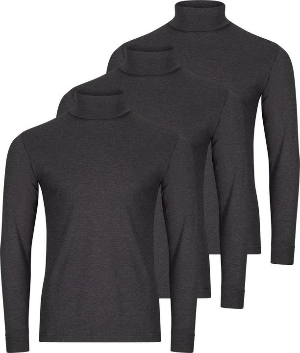 Produktbild Ragman 3er Pack Basic Rollkragenshirt (XXL)