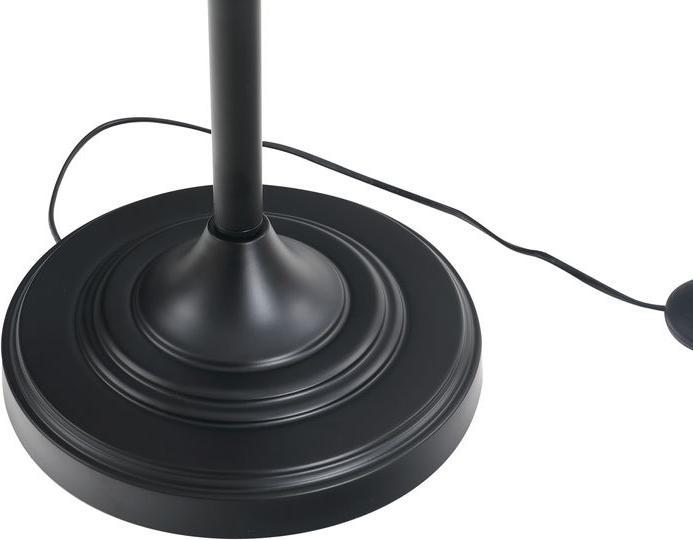 Actual product image Swisshandel24 Set of 3 lamps 2 table lamp(ø38 x 158H cm) + 1 floor lamp(ø30 x 62H cm) Metal, PS, polyester, cotton (E27)