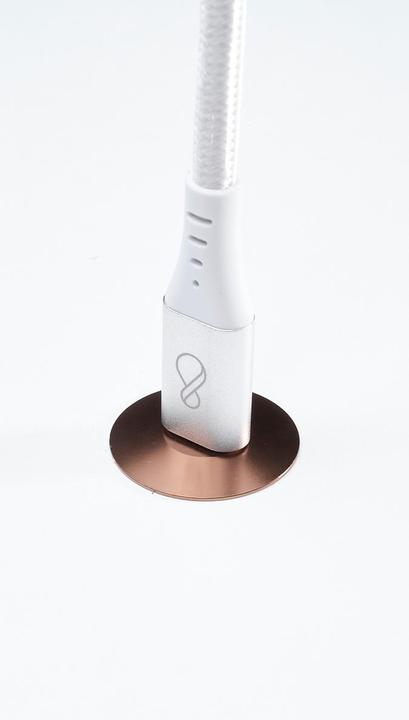 Actual product image Ochno Socket - USB-C outlet w. locking screw 1m cable in Copper (1 m, USB 3.2 Gen 2)