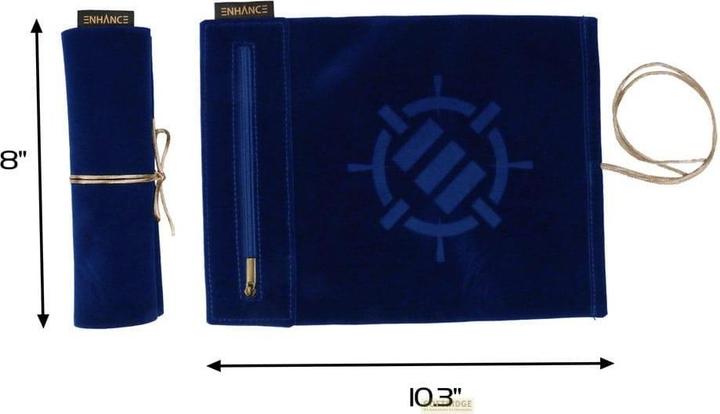 Image du produit Enhance Tabletop Roll on a Scroll Würfeltasche mit Würfel Blau