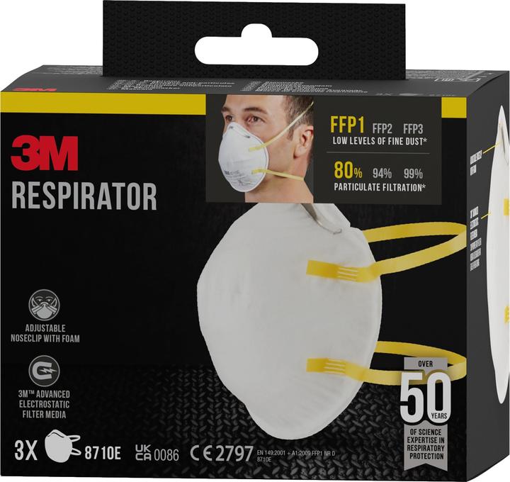 Actual product image 3M Respirator mask (FFP1, 3 x)