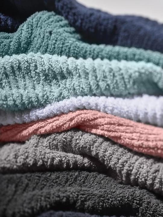 Actual product image Zone Denmark Towel set Classic Dark Blue 50 x 100 cm, 70 x 140 cm (50 x 140 cm, 70 x 140 cm)