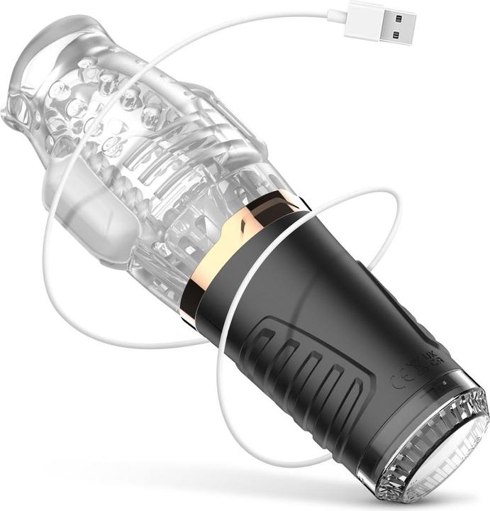 Image du produit Teazers - Masturbateur à Forte Aspiration - Poussées, Vibrations et Rotatio