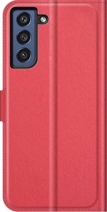 Image du produit Cover-Discount Galaxy S21 FE - Étui en cuir rouge (Samsung Galaxy S21 FE)