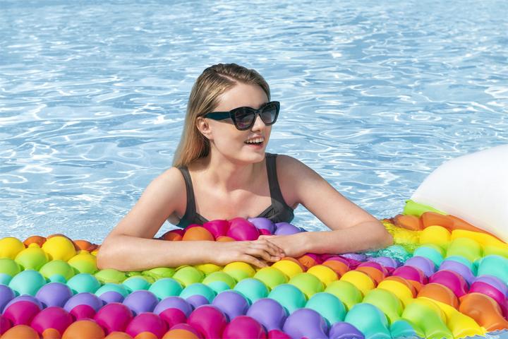 Actual product image Bestway Rainbow Dreams™ air mattress 216 x 80 cm