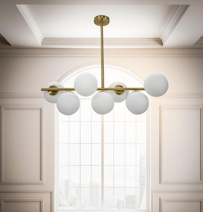 Actual product image Mauro Ferretti Ceiling light Glamy 7 lights