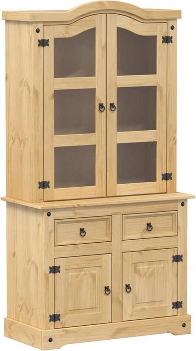Produktbild vidaXL Vitrinenschrank (100 x 48.50 x 179 cm)