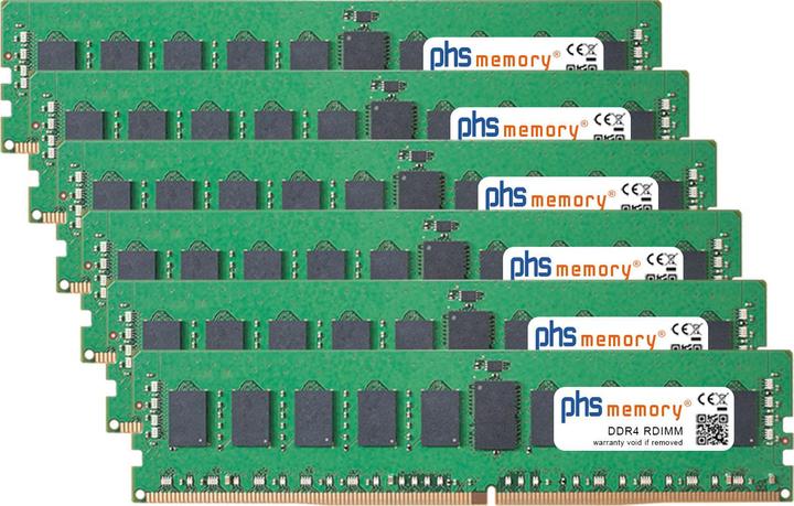 Immagine prodotto PHS-memory RAM adatta ad Apple MacPro7.1 (CPU a 24 core + 28 core) (Apple MacPro7.1 (CPU a 24 core + 28 core), 6 x 8 GB)