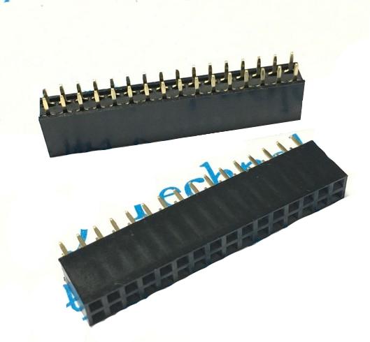 Actual product image OEM Female header 2x16Pin pitch 2.54mm