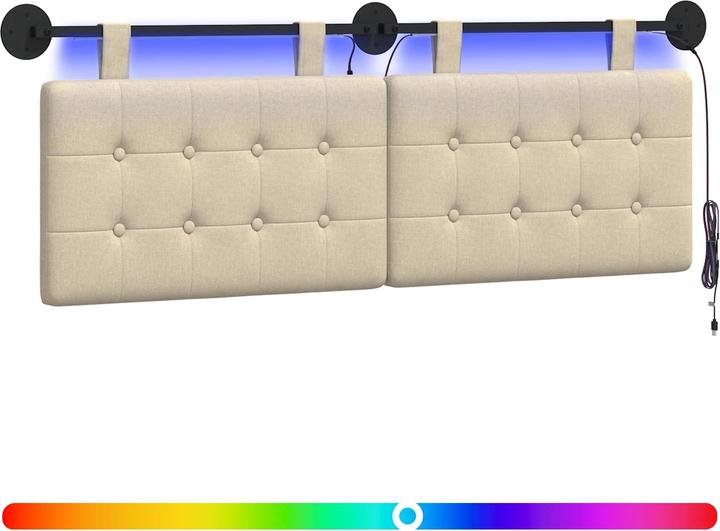 Actual product image vidaXL Schlafzimmer-Kopfteil (130 x 5 x 5 cm)
