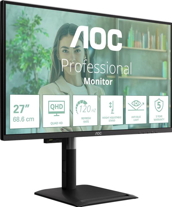 Image du produit AOC Monitor Q27P4U (2560 x 1440 pixels, 27")