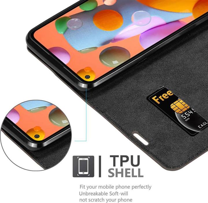 Actual product image Cadorabo Book Invisible Magnet Cover (Samsung Galaxy A11)
