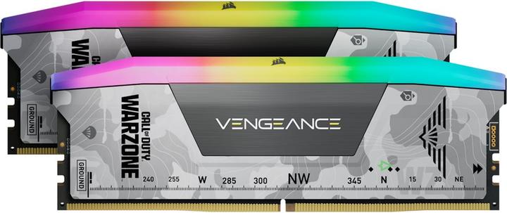 Immagine prodotto Corsair RAM D5 6000 32GB C30 Vengeance RGB K2 W (2 x 16GB, 6000 MHz, RAM DDR5, DIMM)