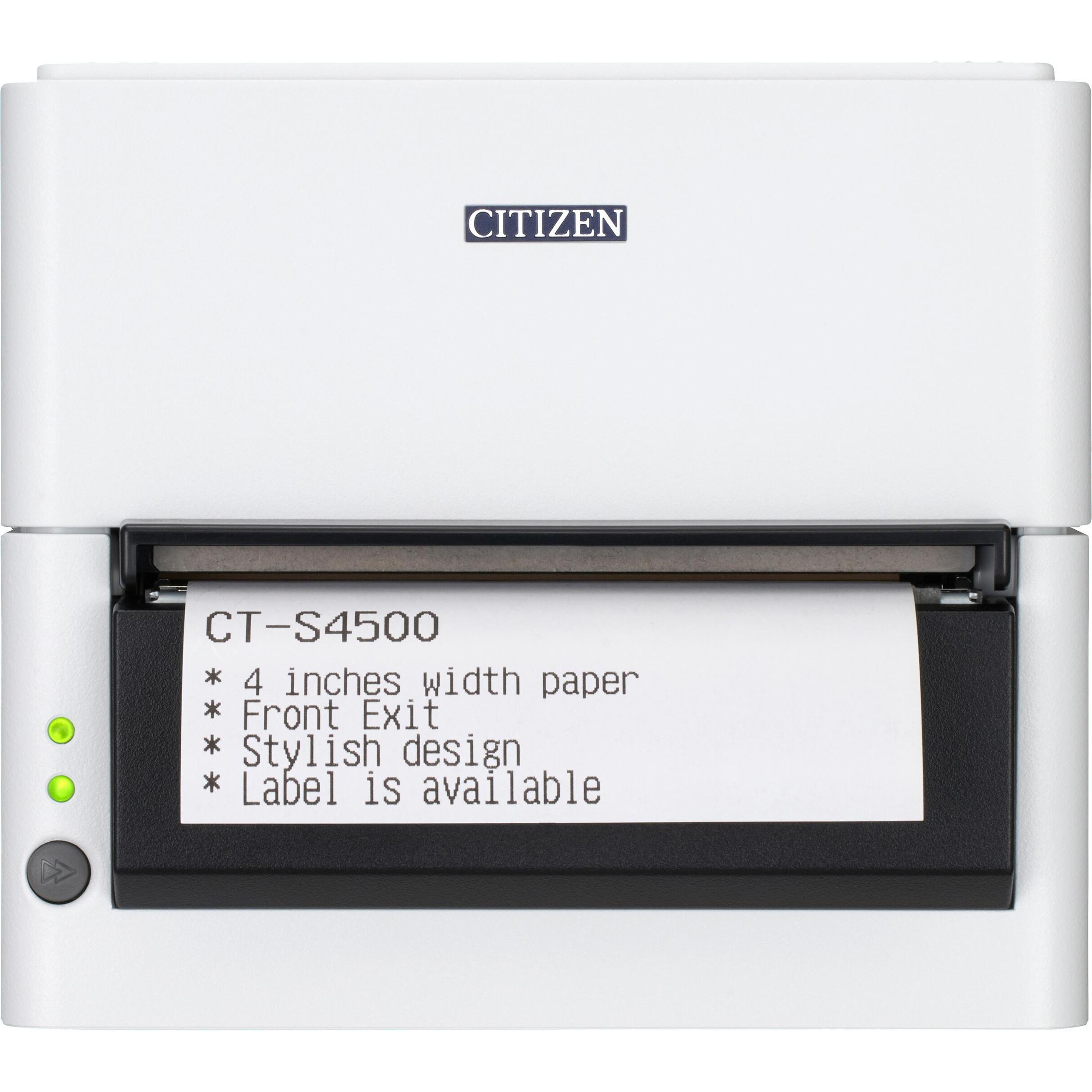Thumbnail - Citizen CT-S4500 Printer Bluetooth (Bluetooth, USB), Belegdrucker, Weiss